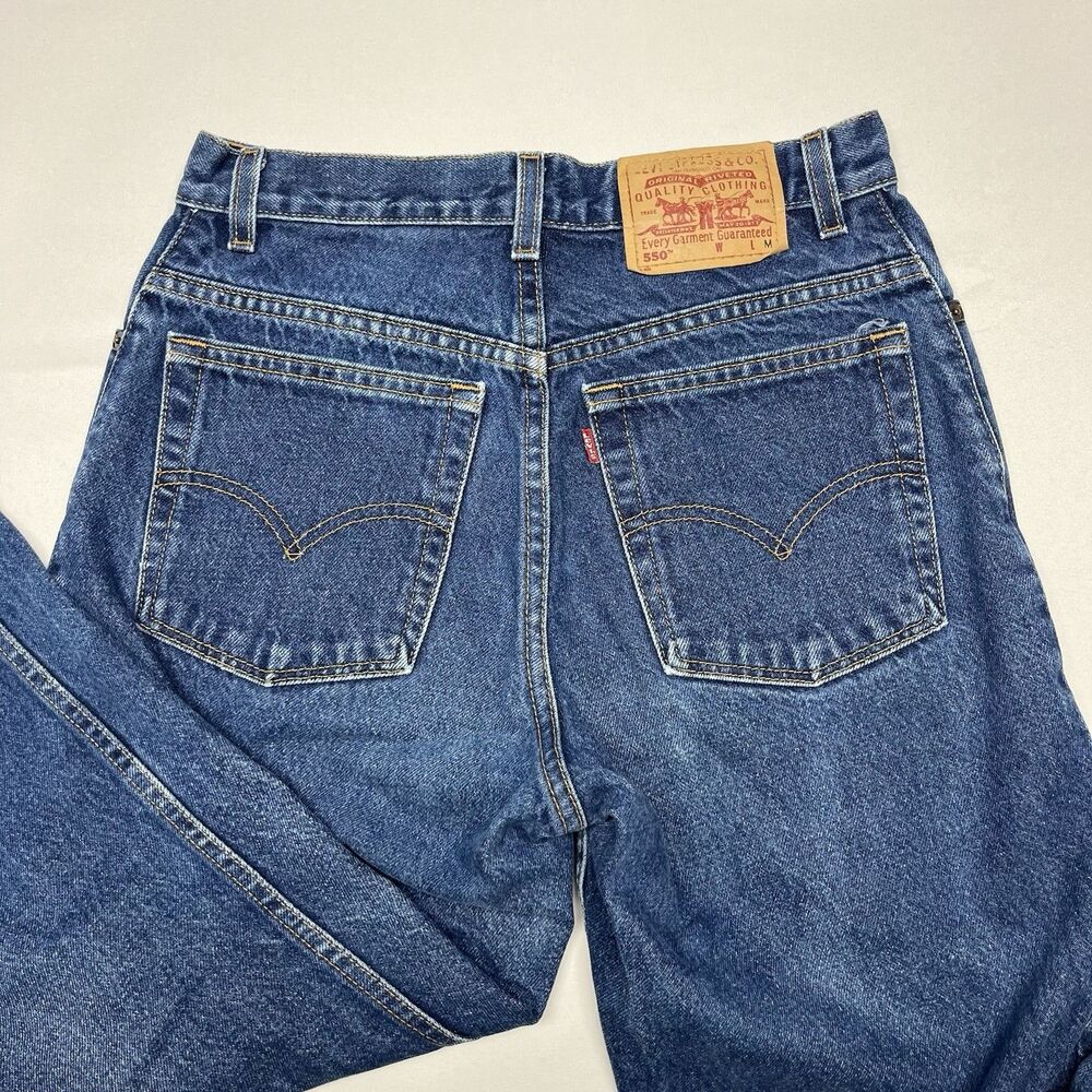 Vintage Levis 550 Jeans Relaxed Fit Tapered Leg 27 - Picture 11 of 13